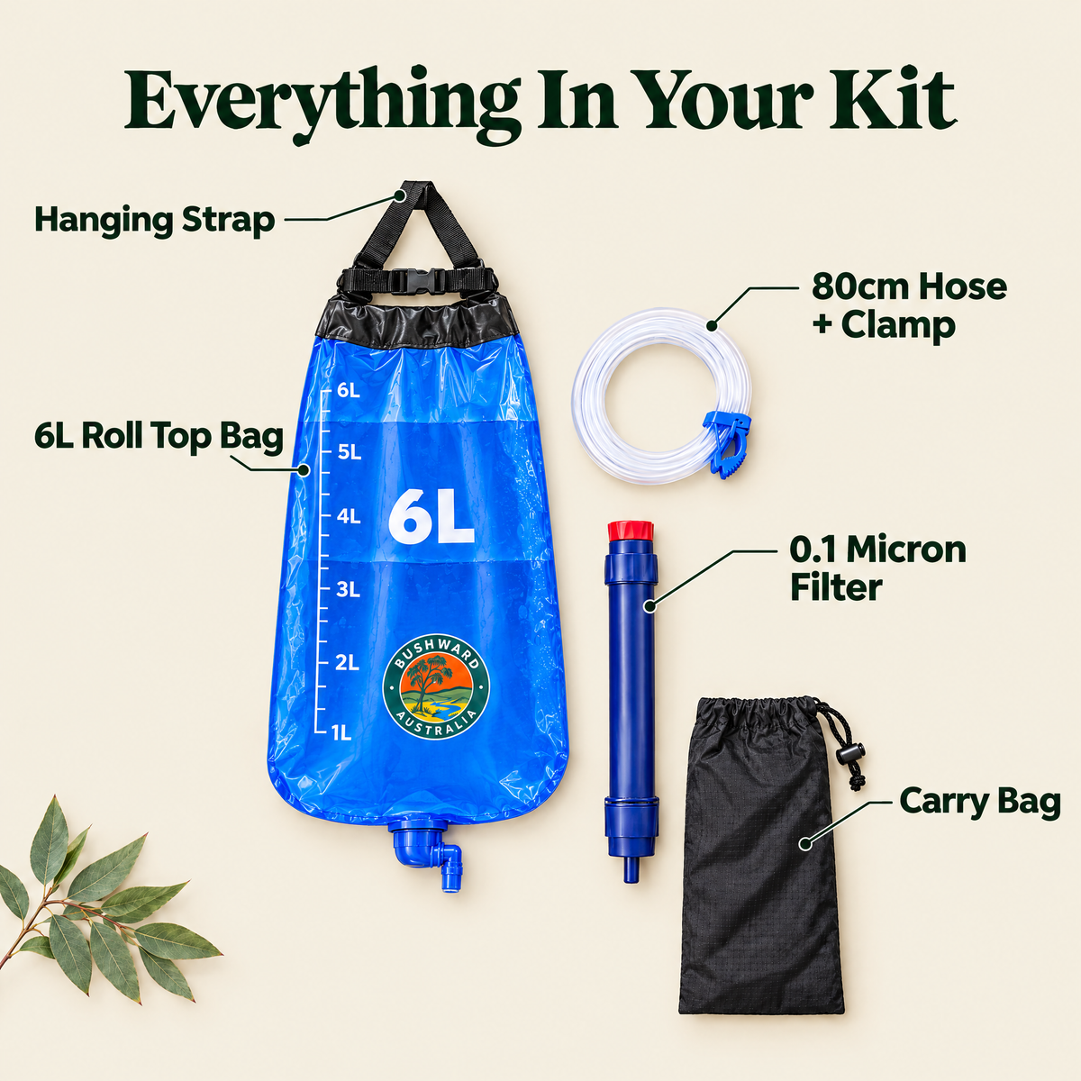 BushWard® 6L Camp Water Filter