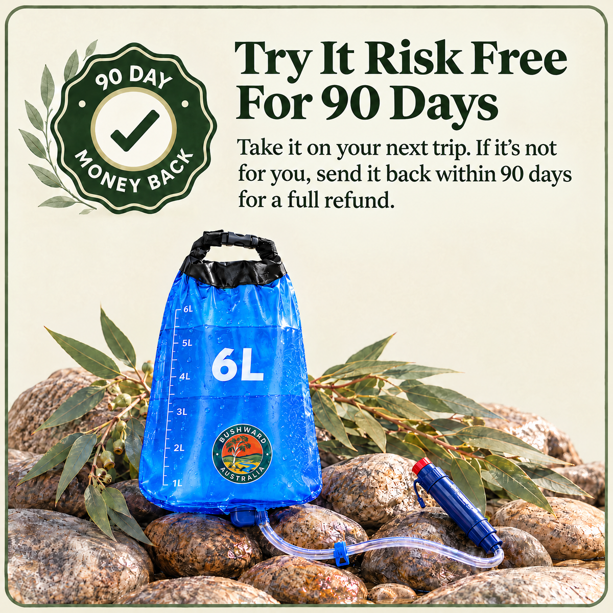 BushWard® 6L Camp Water Filter